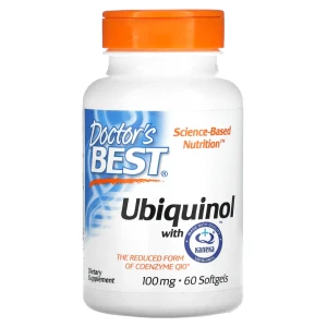 Doctor's Best Ubiquinol with Kaneka, 100 mg, 60 Softgels Ubichinol