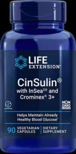 Life Extension CinSulin® with InSea2® and Crominex® 3+ Jod Chrom Polifenole