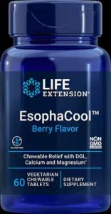 Life Extension EsophaCool™ 60 vegetarian chewable Magnez Wapń Lukrecja