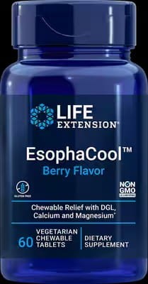 Life Extension EsophaCool™ 60 vegetarian chewable Magnez Wapń Lukrecja