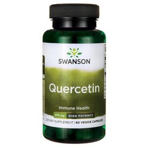 Swanson Kwercetyna (Quercetin)- 475mg/60kaps 