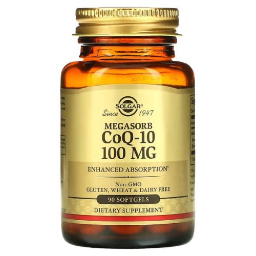 Solgar Megasorb CoQ-10, 100 mg, 90 Softgels Koenzym Q10 (1)