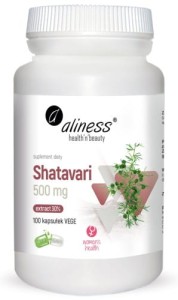 Aliness Shatavari ekstrakt 30% 500mg    