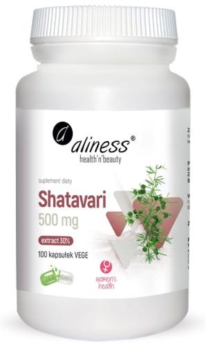 Aliness Shatavari ekstrakt 30% 500mg    