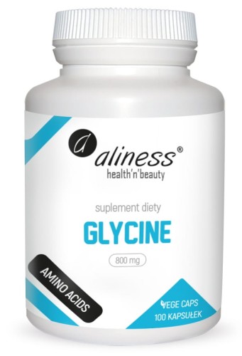 Aliness GLYCINE 800 mg x 100 vege caps glicyna 