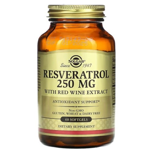 Solgar Resveratrol 250 mg - 30 kaps (1) Resweratrol