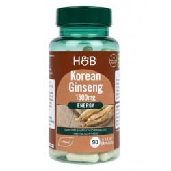 Holland & Barrett Korean Ginseng 90 Capsules żeń szeń koreański