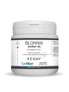 Kenay Błonnik Sunfiber® AG (140 g) - suplement diety 