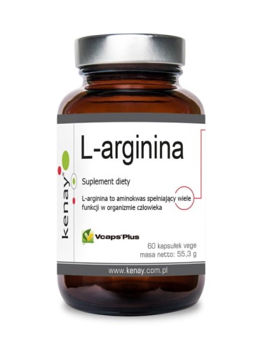 Kenay L-Arginina (60 kapsułek) - suplement diety 
