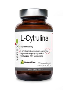 Kenay L-Cytrulina (60 kapsułek) - suplement diety 