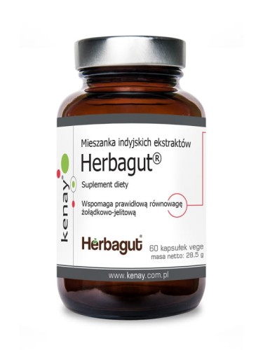 Kenay Mieszanka indyjskich ekstraktów Herbagut® (60 kapsułek) - suplement diety