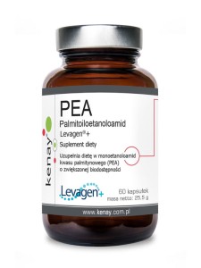 Kenay PEA kwas palmitynowy k Levagen®+ (suplement diety) - 60 kapsułek 