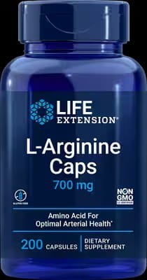 Life Extension L-Arginine Caps 700 mg, 200 capsules L-arginina