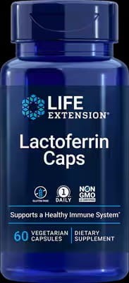 Life Extension Lactoferrin Caps 60 vegetarian Laktoferyna