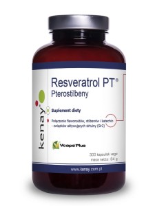 KENAY PTEROSTILBENY - Resveratrol PT® (300 kapsułek) - suplement diety 