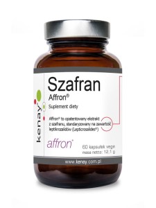 kenay SZAFRAN Affron® (60 kapsułek vege) - suplement diety 