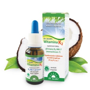 Dr Jacobs Witamina K2 MK7 w kroplach ( płynie)  20ml 