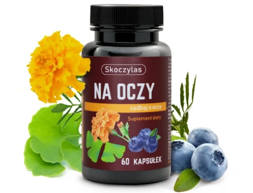 Skoczylas Na oczy Luteina Borówka Miłorząb