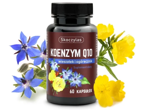 Skoczylas Koenzym Q10, wiesiołek i ogórecznik