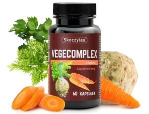Skoczylas Vegecomplex cholina Wapń Jod Żelazo Cynk Selen B12