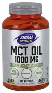 Now Foods Olej MCT 1000 mg 150 kaps