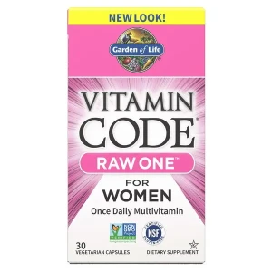  Garden of life Vitamin Code Raw One for Women 30  Multivitamin Caps 30 kaps