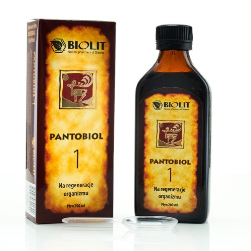 Biolit Pantobiol 1 Borówka żurawina Jeżówka Różeniec Kurze ziele Poroże