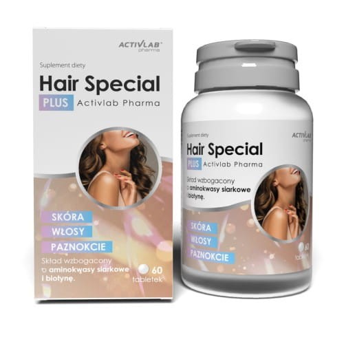 Activlab Hair Special PLUS Witaminy Minerały Biotyna Cynk Cysteina
