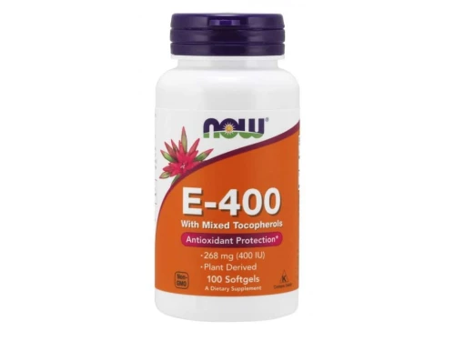 ]NOW Witamina E 400 IU z tokoferolami, mixed tocopherols
