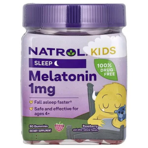 Natrol Melatonina Kids 1 mg dla dzieci żelki 
