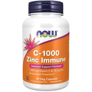 NOW witamina   C 1000 Zinc Immune 90 kapsułek 