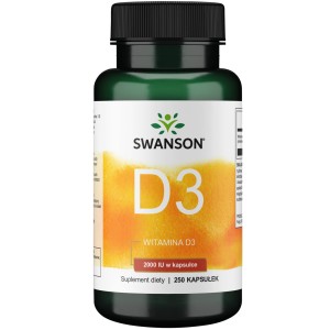 Swanson Witamina D D3 2000 iu 250kaps