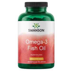 Swanson Omega-3 smak cytrynowy - 1000mg/150kaps
