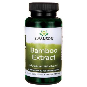 Swanson Bambus ekstrakt 300mg/60kaps krzem bambo