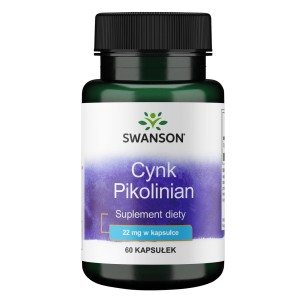 Swanson Cynk (pikolinian) - 22mg/60 tabletek 