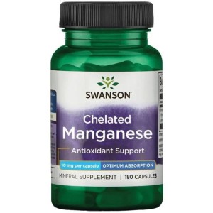 Swanson Albion Chelat Manganu - 10mg/180kaps