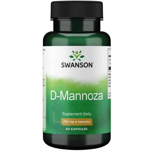 SWANSON D-mannoza 700mg/60kaps