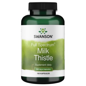 Swanson Ostropest plamisty - 500mg/100kaps  Milk Thistle