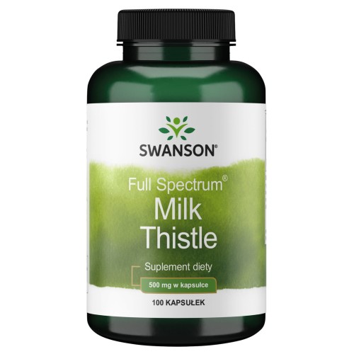 Swanson Ostropest plamisty - 500mg/100kaps  Milk Thistle
