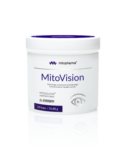 Mito Pharma AMD Bildi > MitoVision® MSE dr Enzmann Tauryna Luteina Zeaksantyna Q10 ALA