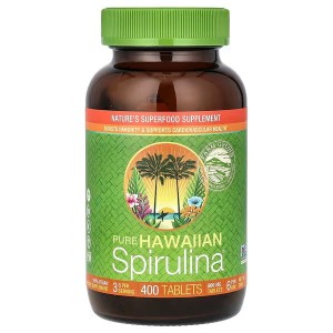 Nutrex Hawaii, Pure Hawaiian Spirulina, 500mg, 400 Tablets  Spirulina Hawajska  (1)