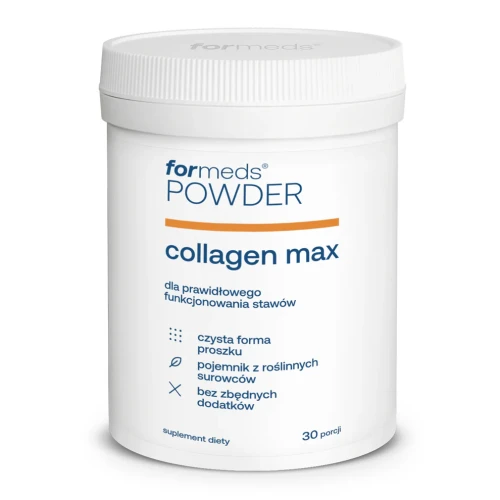Formeds POWDER collagen max Kolagen kwas hialuronowy Witamina K, D, C