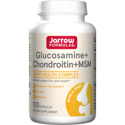 Jarrow Formulas Glucosamine + Chondroitin + MSM 120 kaps  Glukozamina Chondroityna 