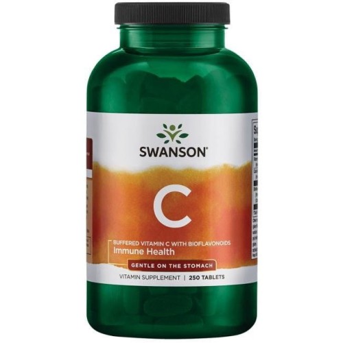 Swanson Buforowana Witamina C 1000mg z bioflawonoidami 250tab