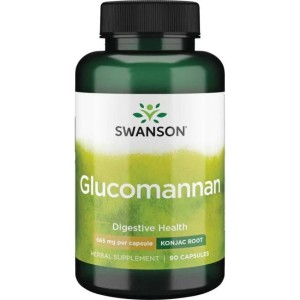 Swanson Glucomannan Konjac Błonnik 665mg 90 kaps