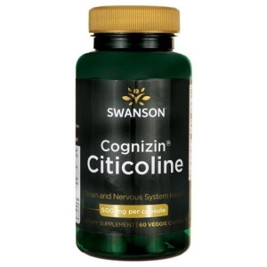 Swanson Cognizin Citicoline 500mg 60vcaps Cytykolina Cholina 