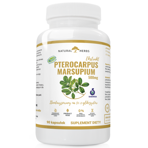 Alto pharma Alto pharma Pterocarpus Marsupium Ekstrakt 500mg REGULACJA POZIOMU CUKRU 90 kapsułek