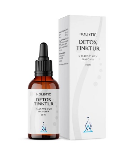 Holistic Detox tinktur, 50 ml  detoksykacja , wyciąg z korzenia mniszka i  korzenia mahonii