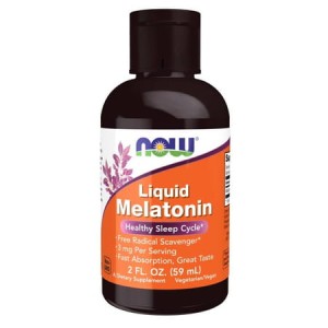 Now Foods Melatonina Liquid 59 ml krople