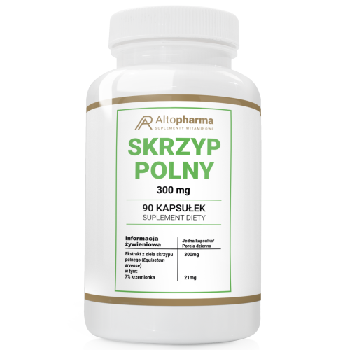 Alto pharma Skrzyp Polny Ekstrakt 300mg DETOX WŁOSY SKÓRA PAZNOKCIE WĄTROBA 90 kapsułek